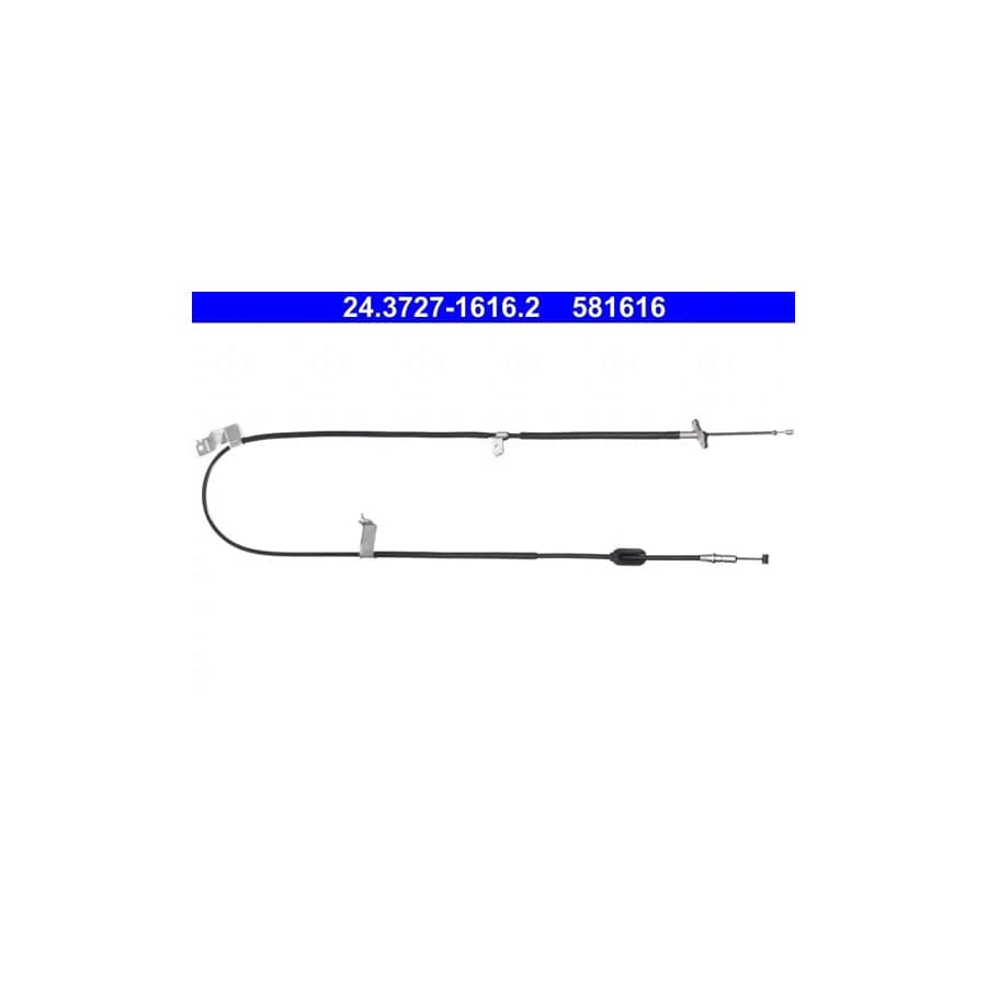 ATE 24.3727-1616.2 Hand Brake Cable for Honda Cr-V II (Rd)