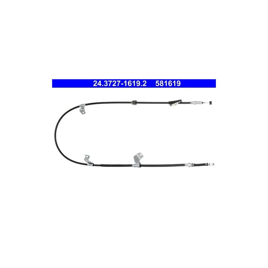 ATE 24.3727-1619.2 Hand Brake Cable for Honda CIVIC VIII Hatchback (Fn, Fk)