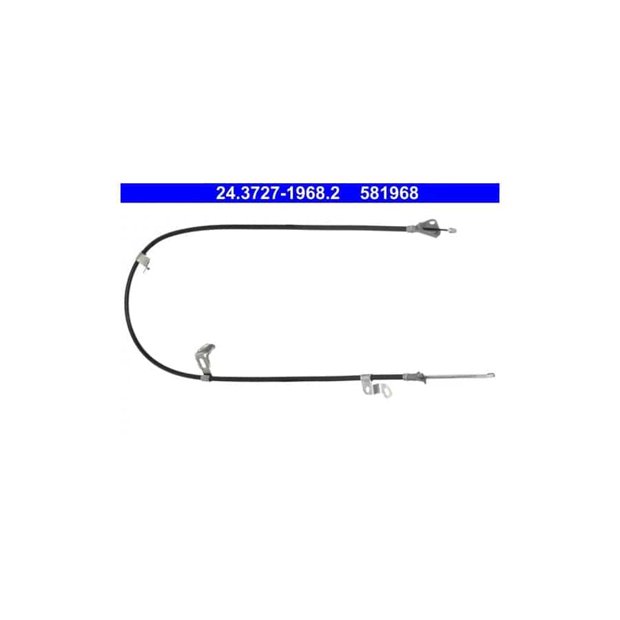 ATE 24.3727-1968.2 Hand Brake Cable for Toyota Yaris Verso (P2)