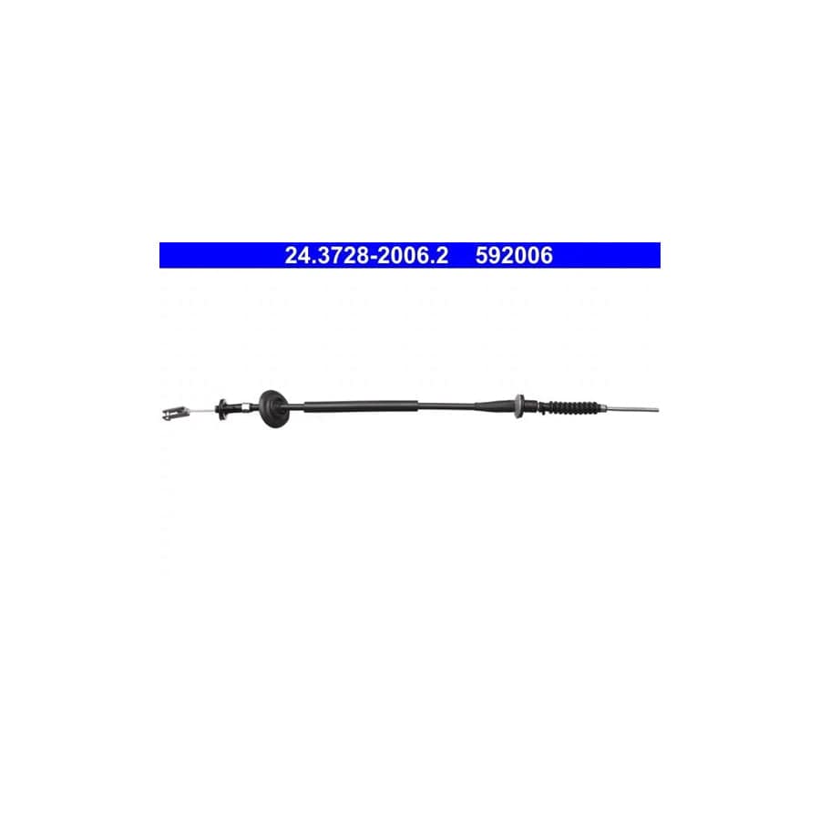 ATE 24.3728-2006.2 Clutch Cable