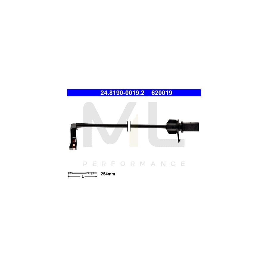 ATE 24.8190-0019.2 Brake pad wear sensor