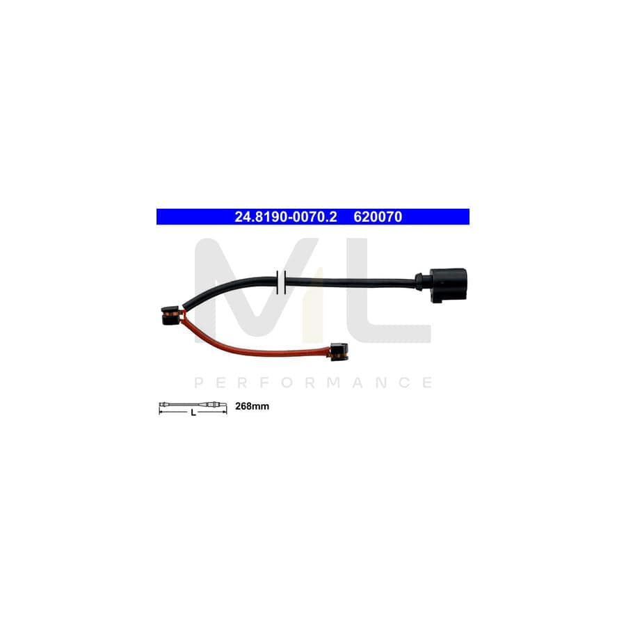 ATE 24.8190-0070.2 Brake pad wear sensor