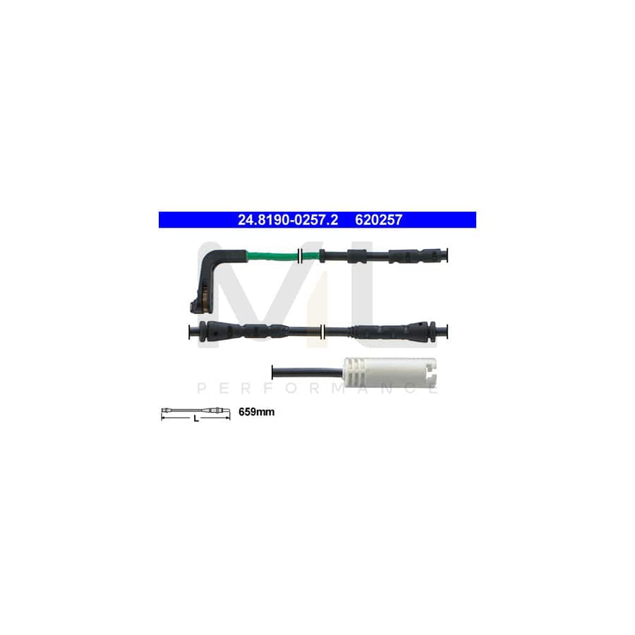 ATE 24.8190-0257.2 Brake pad wear sensor