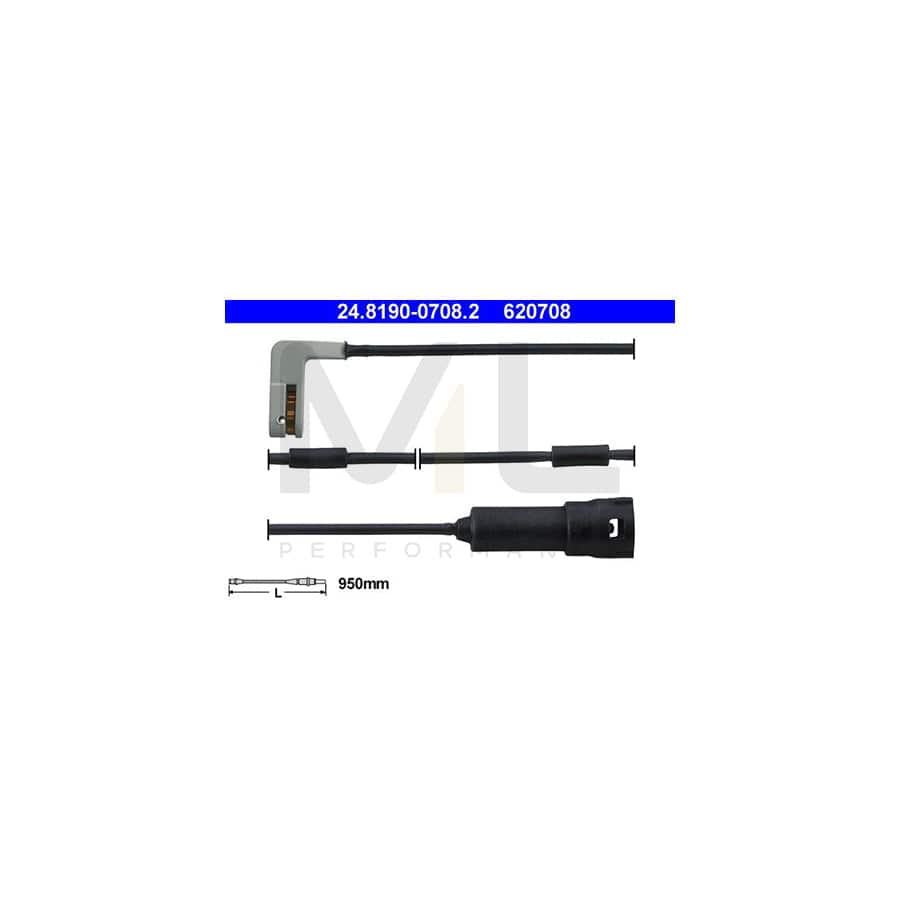 ATE 24.8190-0708.2 Brake pad wear sensor