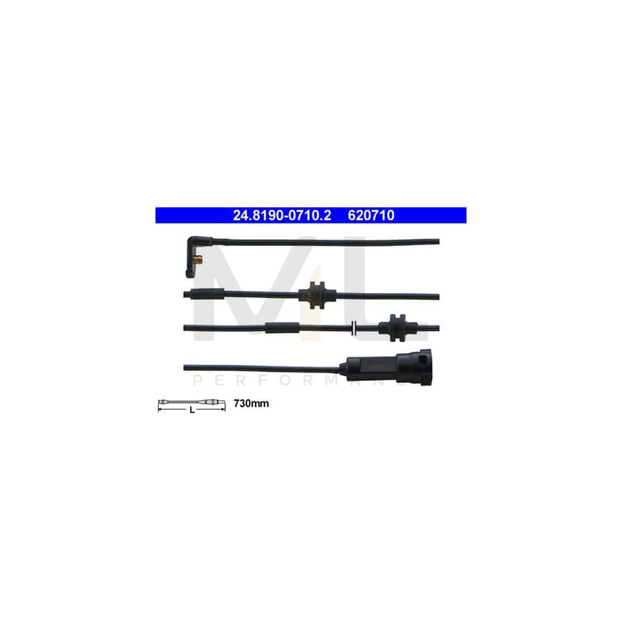 ATE 24.8190-0710.2 Brake pad wear sensor