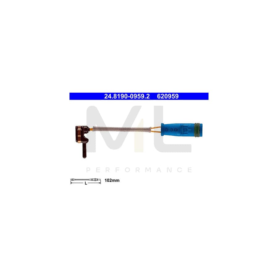 ATE 24.8190-0959.2 Brake pad wear sensor