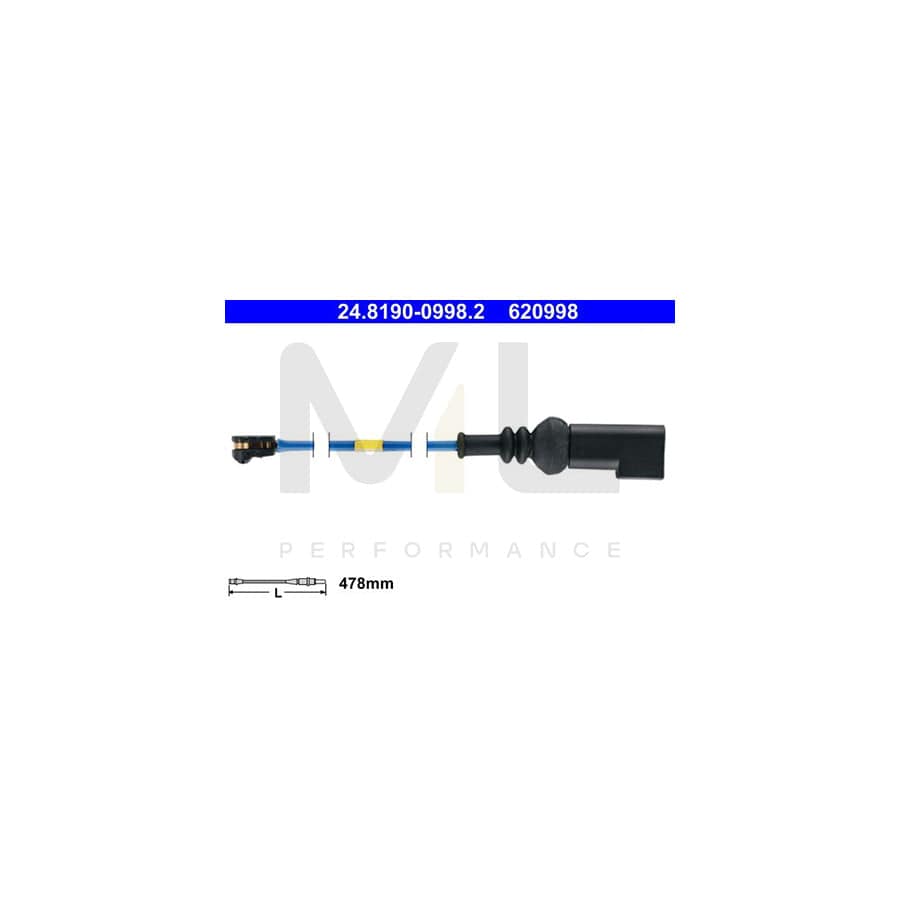 ATE 24.8190-0998.2 Brake pad wear sensor