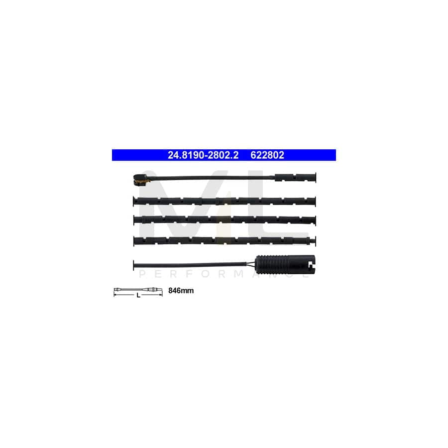 ATE 24.8190-2802.2 Brake pad wear sensor
