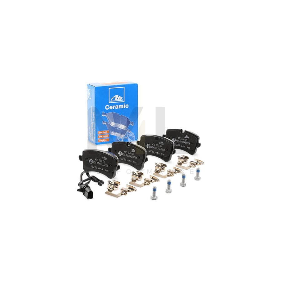 ATE Ceramic 13.0470-2769.2 Brake pad set incl. wear warning contact, with brake caliper screws, with accessories