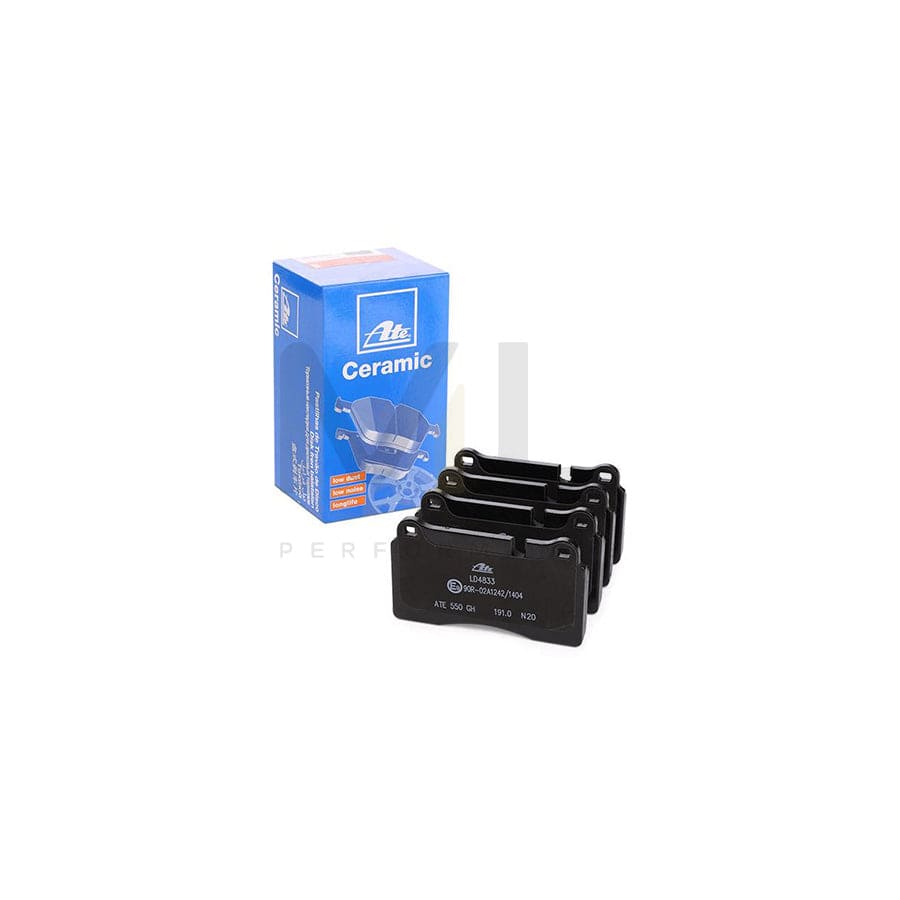 ATE Ceramic 13.0470-4833.2 Brake pad set excl. wear warning contact, prepared for wear indicator, Left Connector