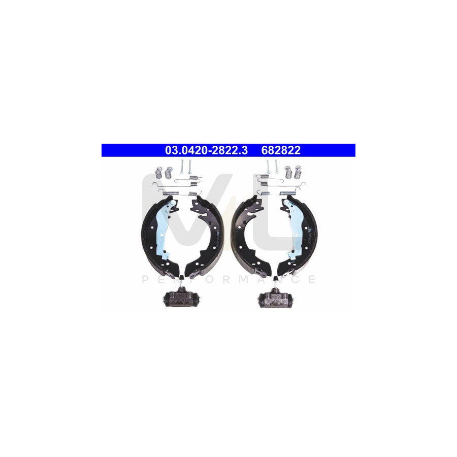 ATE Original Kit 03.0420-2822.3 Brake Shoe Set for BMW 3 Series with accessories, with wheel brake cylinder