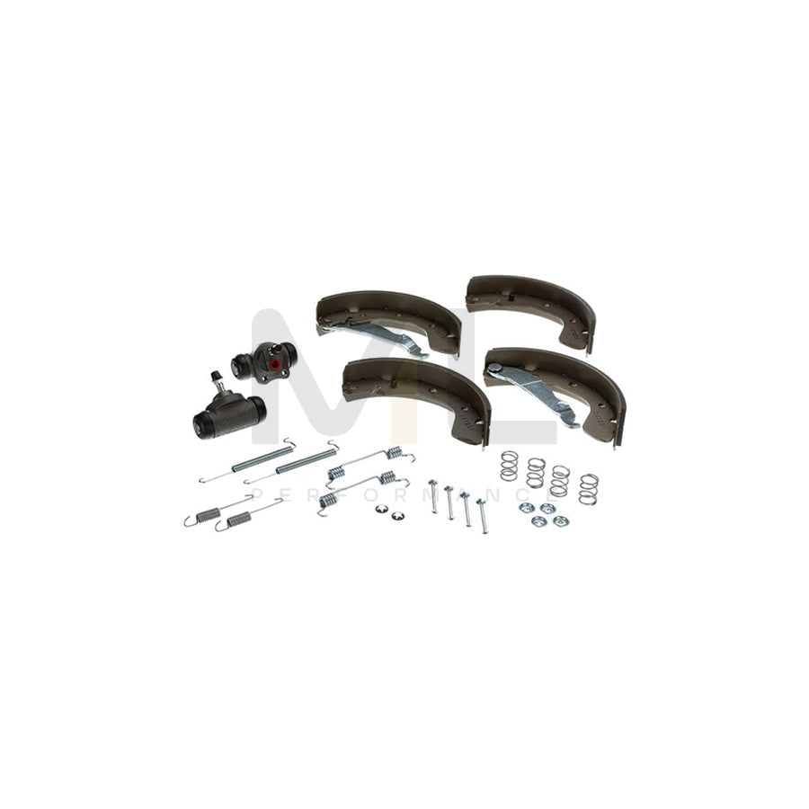 ATE Original Kit 03.0420-4019.3 Brake Shoe Set with accessories, with wheel brake cylinder