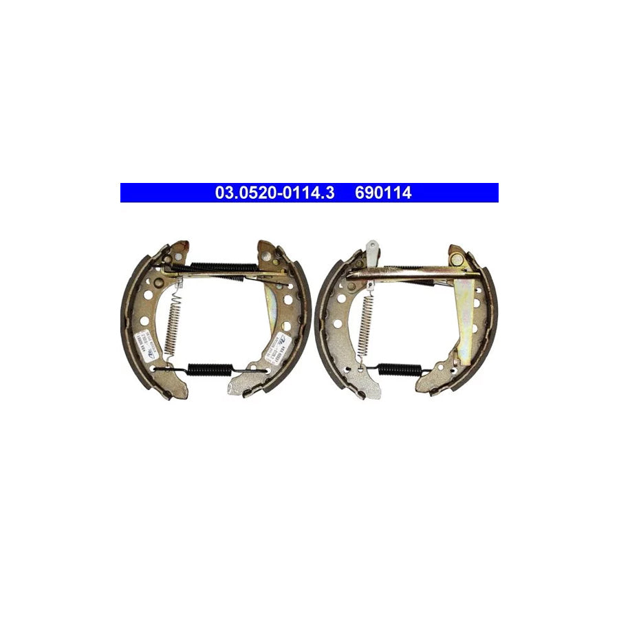 ATE Original Topkit 03.0520-0114.3 Brake Set, Drum Brakes