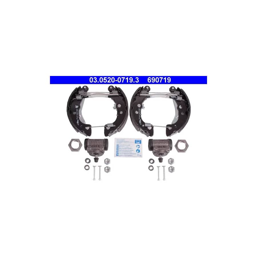 ATE Original Topkit 03.0520-0719.3 Brake Set, Drum Brakes for Citroen Ax