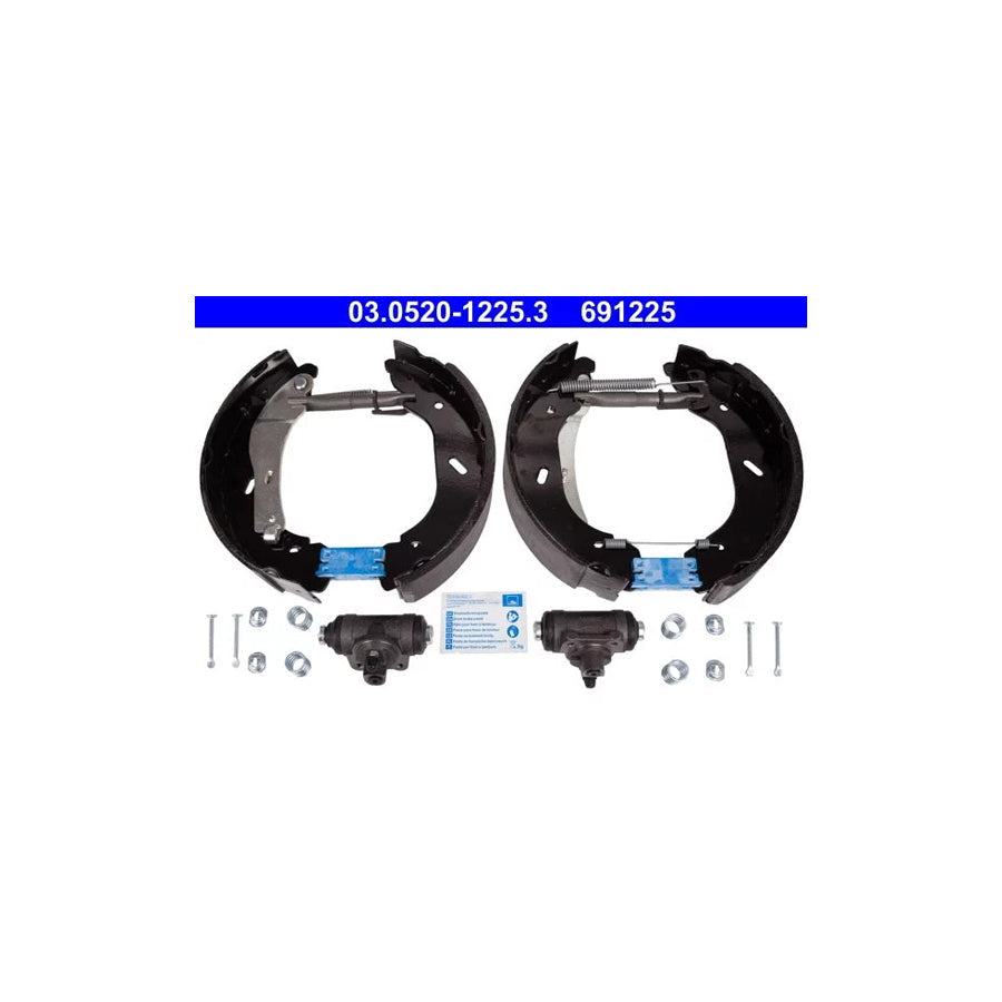 ATE Original Topkit 03.0520-1225.3 Brake Set, Drum Brakes for Ford Transit