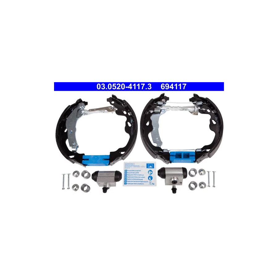 ATE Original Topkit 03.0520-4117.3 Brake Set, Drum Brakes