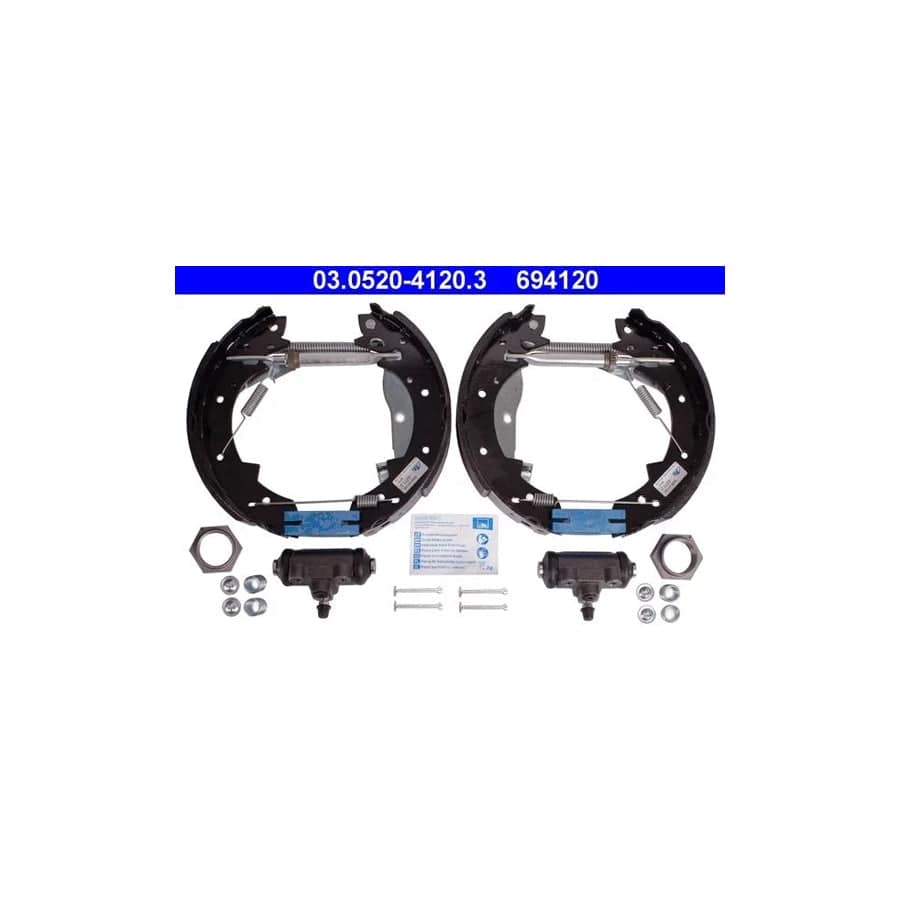 ATE Original Topkit 03.0520-4120.3 Brake Set, Drum Brakes for Peugeot 405
