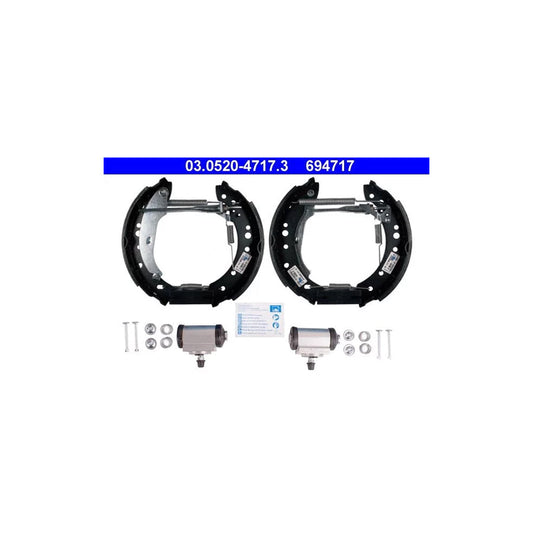 ATE Original Topkit 03.0520-4717.3 Brake Set, Drum Brakes