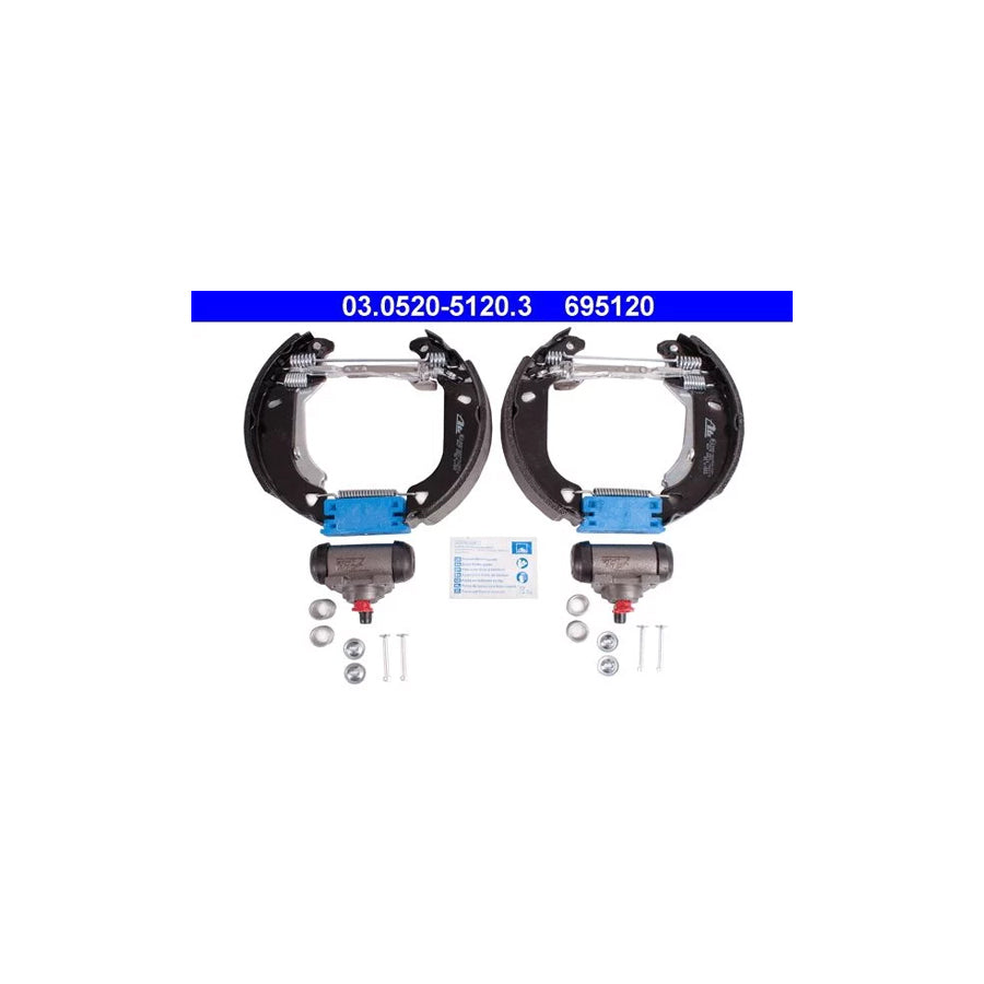 ATE Original Topkit 03.0520-5120.3 Brake Set, Drum Brakes