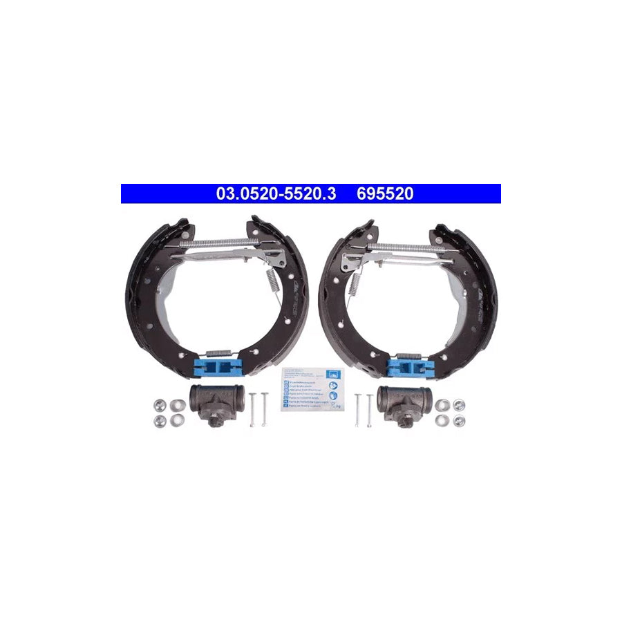 ATE Original Topkit 03.0520-5520.3 Brake Set, Drum Brakes