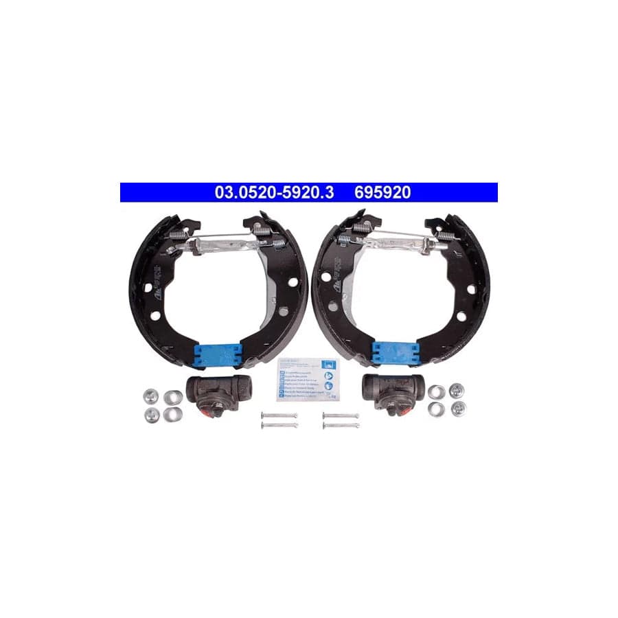 ATE Original Topkit 03.0520-5920.3 Brake Set, Drum Brakes for Peugeot 406