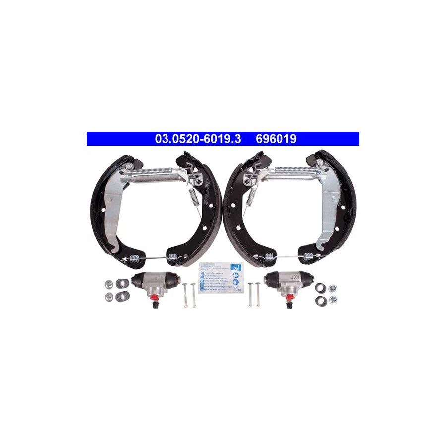ATE Original Topkit 03.0520-6019.3 Brake Set, Drum Brakes