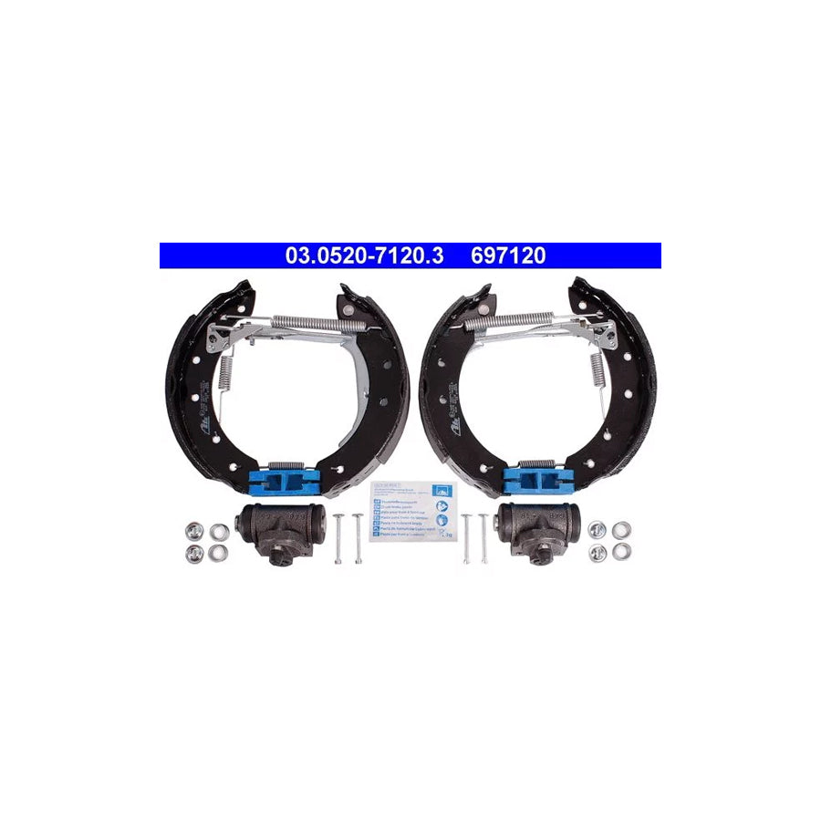 ATE Original Topkit 03.0520-7120.3 Brake Set, Drum Brakes for Renault Laguna I Hatchback (B56)