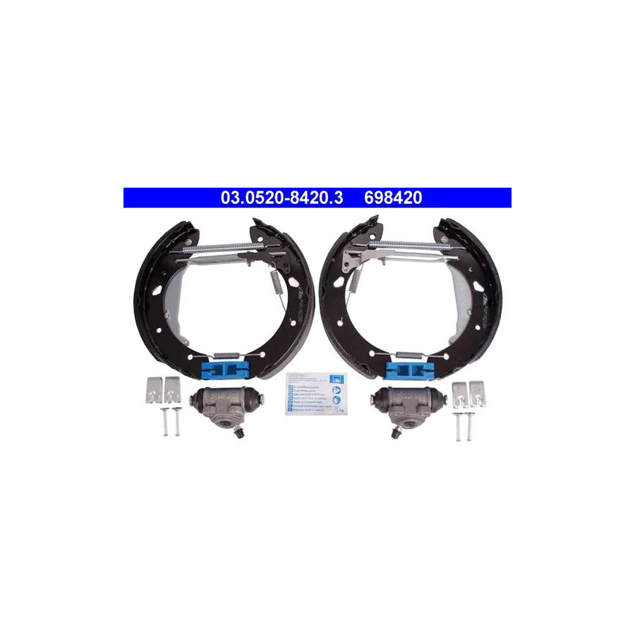 ATE Original Topkit 03.0520-8420.3 Brake Set, Drum Brakes for Toyota Avensis
