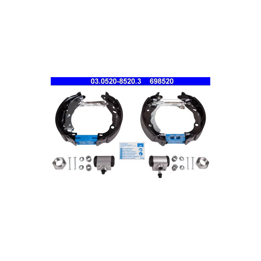 ATE Original Topkit 03.0520-8520.3 Brake Set, Drum Brakes