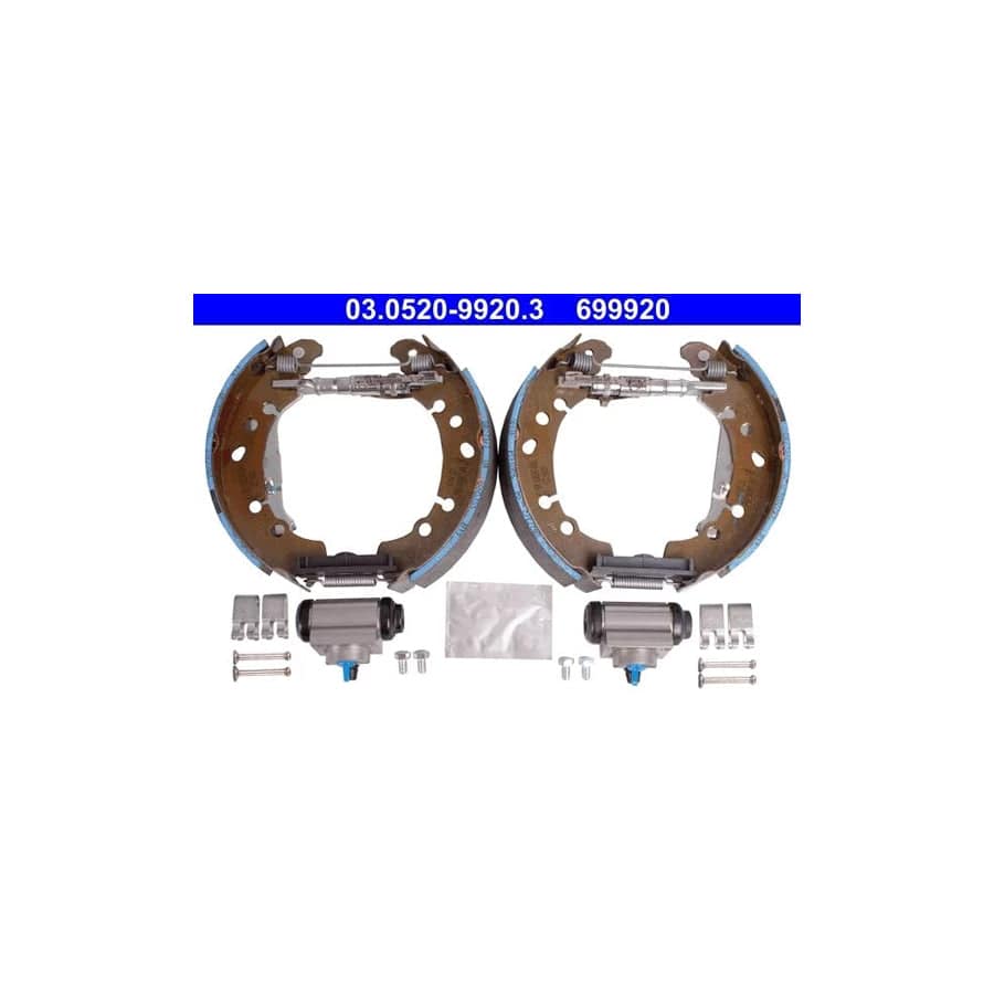 ATE Original Topkit 03.0520-9920.3 Brake Set, Drum Brakes for Toyota Yaris