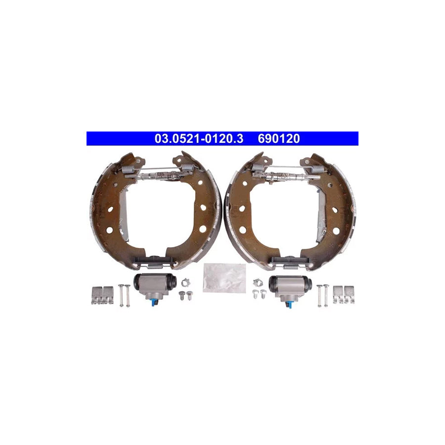 ATE Original Topkit 03.0521-0120.3 Brake Set, Drum Brakes