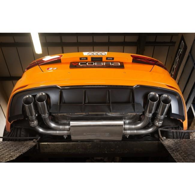 Cobra Exhaust Audi S3 (8V) 3 Door (Valved) (13-17) Turbo Back Performance Exhaust