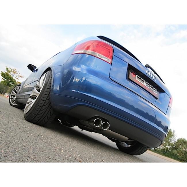 Cobra Exhaust Audi A3 (8P) 2.0 TDI 140PS (2WD) (3 Door) Twin Tip Cat Back Performance Exhaust