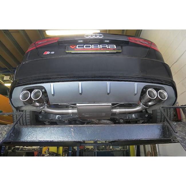 Cobra Exhaust Audi S3 (8V) 3 Door (Non-Valved) (13-17) Cat Back Performance Exhaust