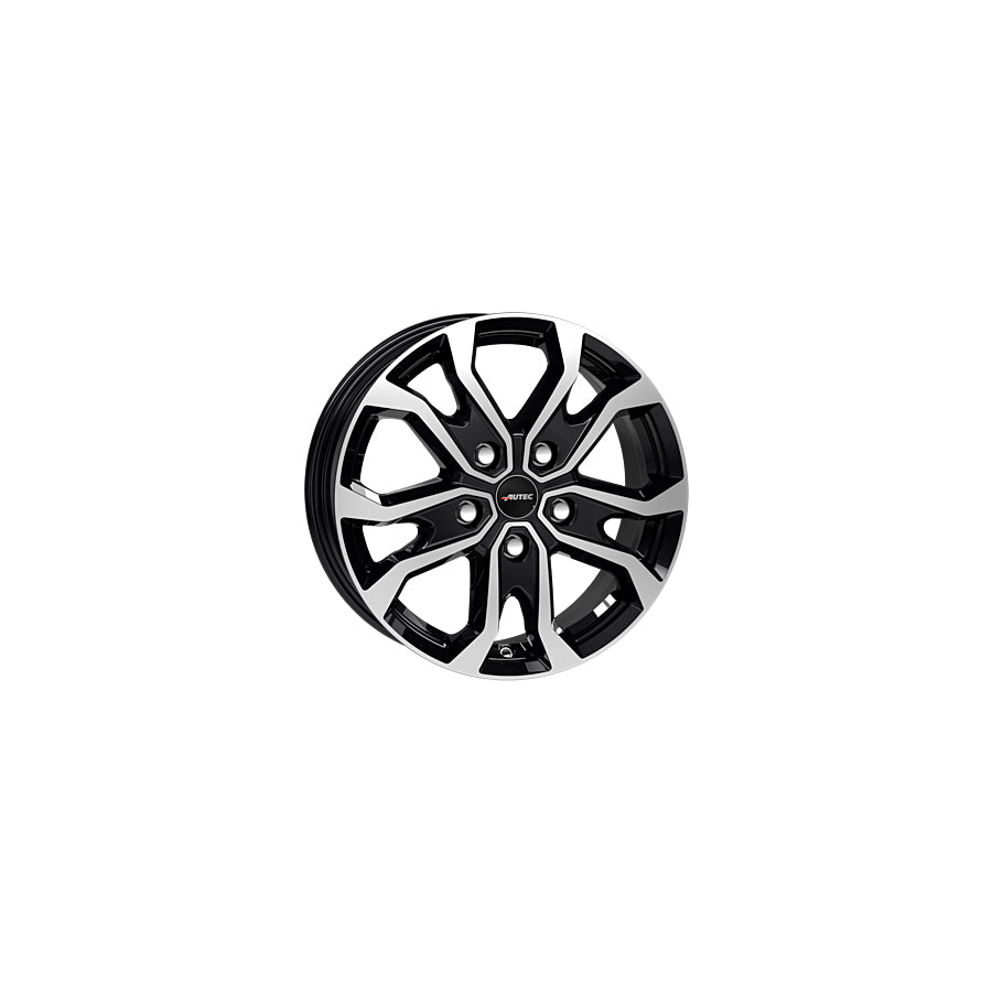 Autec Kiso 6.5x16 ET52 KS6516525075111 Black Polished Wheel