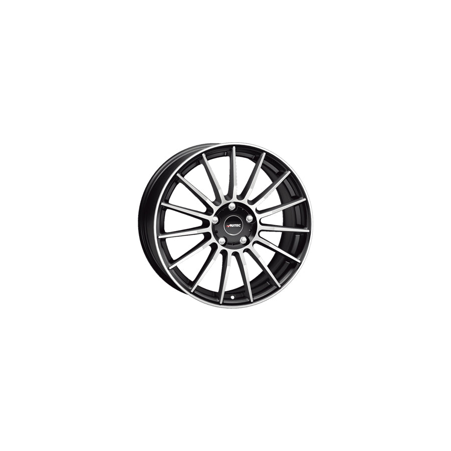 Autec Lamera 8x18 ET40 L8018405031116 Matt Black Polished Wheel