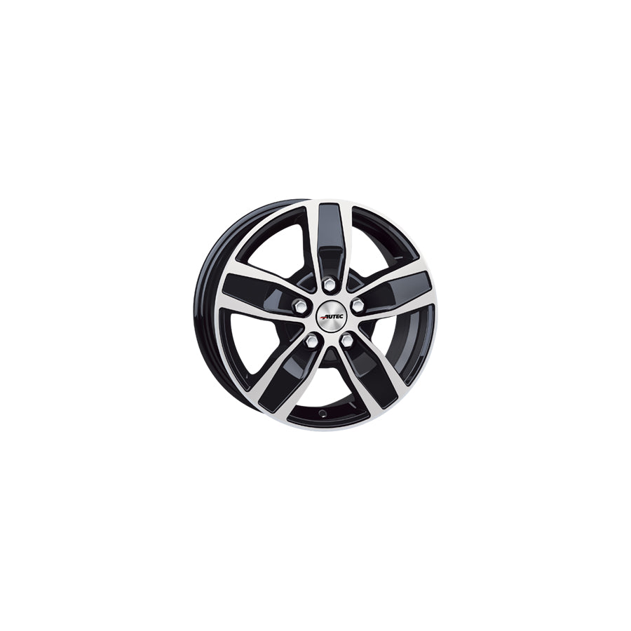 Autec Quantro 6.5x16 ET52 Q6516525075111 Black Polished Wheel