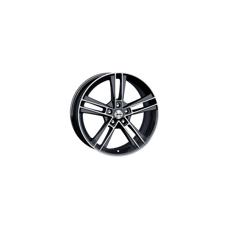 Autec Rias 8.5x19 ET45 R8519455052135 Black-Metallic Polished Wheel