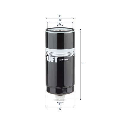 UFI 24A7000 Fuel Filter