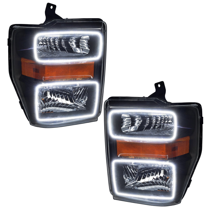 ORACLE Lighting Oracle 08-10 Ford F250/350 LED HL - Black - ColorSHIFT w/ Simple Controller