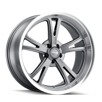 Ridler Wheels Ridler 606 20x10 / 5x120.65 BP / 0mm Offset / 83.82mm Hub Gloss Grey Machined Wheel