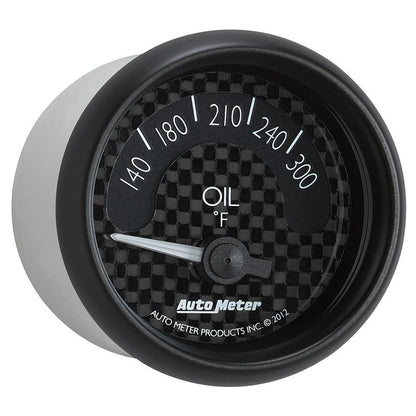 Autometer GT Series 52mm Short Sweep Electronic 140-300 Deg F Oil Temperature