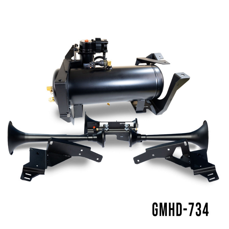 Kleinn Air Horns Kleinn 07-19 Chevrolet Silverado 2500 HD/ 3500 HD Onboard Air System w/ Model 730 Horns