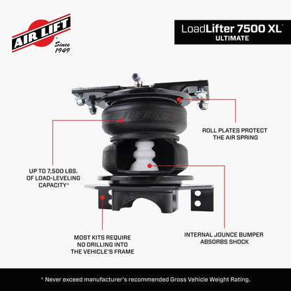 Air Lift LoadLifter 7500 XL Ultimate Air Spring Kit for 2019 Ram 3500 (2WD & 4WD)