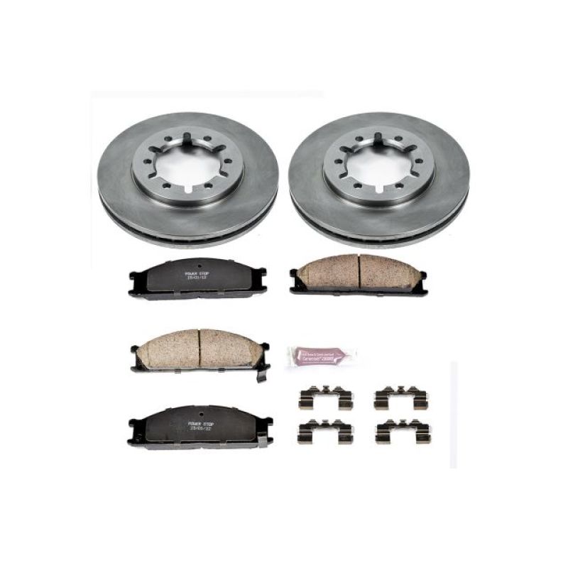 PowerStop Power Stop 99-04 Nissan Frontier Front Autospecialty Brake Kit