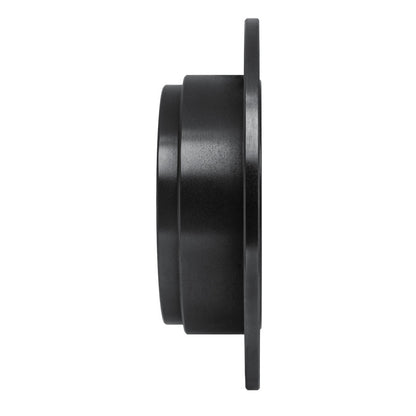 R1 Concepts R1 90-92 Infiniti M30 Rear Right Drilled & Slotted Black Brake Rotor