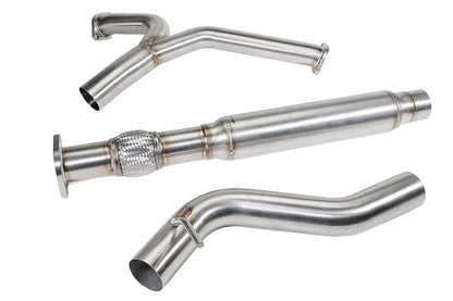 Perrin Performance PERRIN 22-26 Subaru WRX Stainless Steel Midpipe w/Resonator 3in. (Fits OEM/Aftermarket Mufflers)