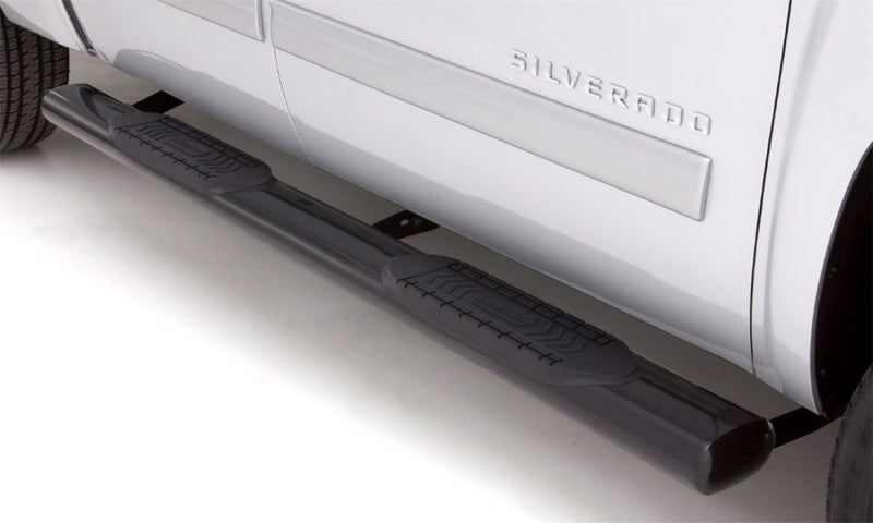 Lund 10-17 Dodge Ram 2500 Crew Cab 6in. Oval Straight Black Nerf Bars - Black