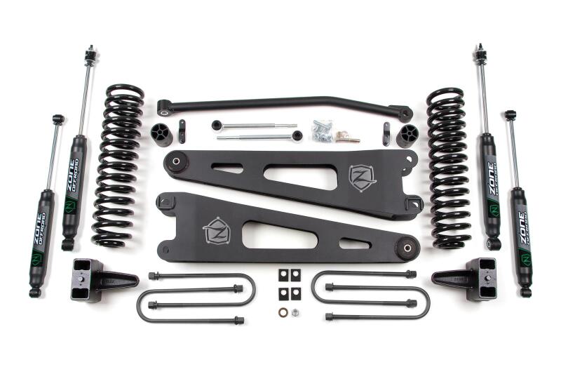 Zone Offroad 05-07 Ford SuperDuty 4in Radius Arm System - Gas