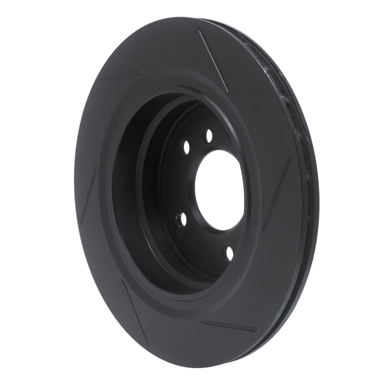 R1 Concepts R1 95-02 BMW M3 Rear Right Slotted Black Brake Rotor